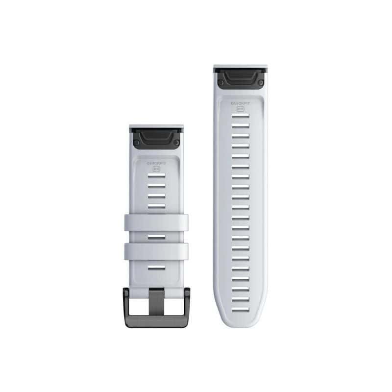 BRACELET DE MONTRE QUICKFIT 26MN SILICONE BLANC