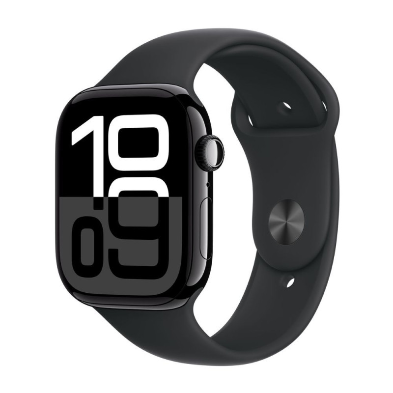 APPLE WATCH SERIES 10 GPS 46 MM NOIR ALU SPORT M/L NOIR