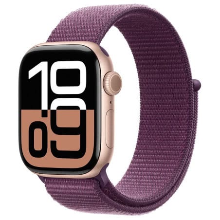 APPLE WATCH SERIES 10 GPS 42 MM ALU OR BOUCLE PRUNE