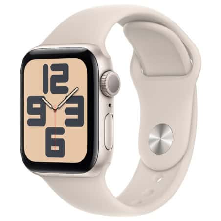 APPLE WATCH SE GPS 40MM BRACELET LUMIERE STELLAIRE M/L ALU LUMIERE S