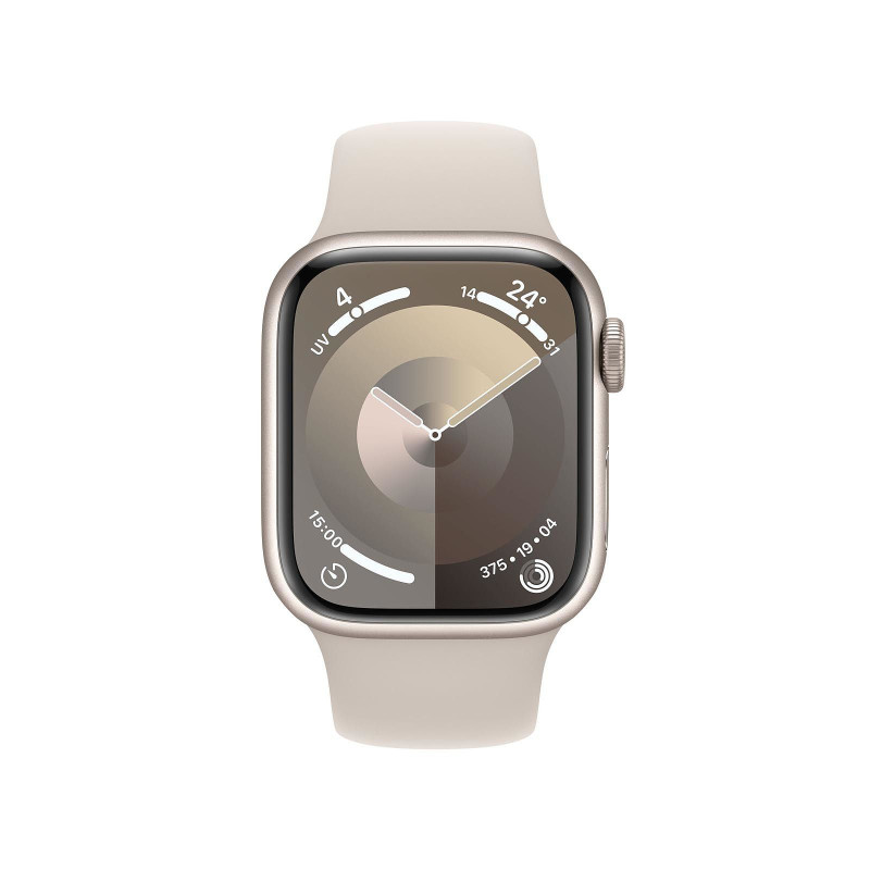 APPLE WATCH SERIES 9 GPS 41MM STARLIGHT ALUMINIUM CASE WITH STARLIGHT