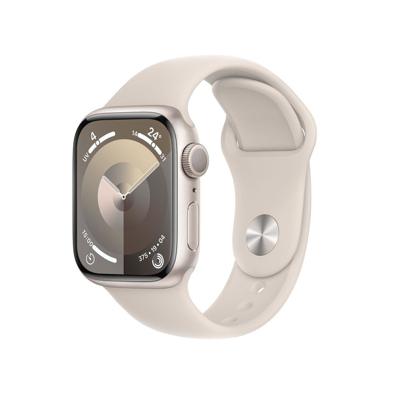 APPLE WATCH SERIES 9 GPS 41MM STARLIGHT ALUMINIUM CASE WITH STARLIGHT