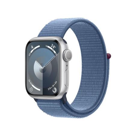 APPLE WATCH SERIES 9 GPS 41MM BOUCLE SPORT BLEU ALU ARGENT
