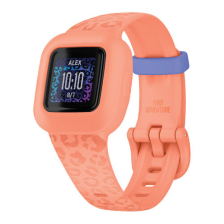MONTRE ENFANT CONNECTEE VIVOFIT JR 3 FITNESS LEOPARD PECHE