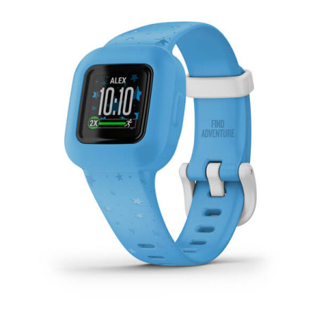 MONTRE ENFANT CONNECTEE VIVOFIT JR 3 FITNESS BLEU ETOILE