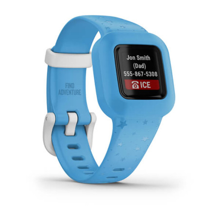 MONTRE ENFANT CONNECTEE VIVOFIT JR 3 FITNESS BLEU ETOILE