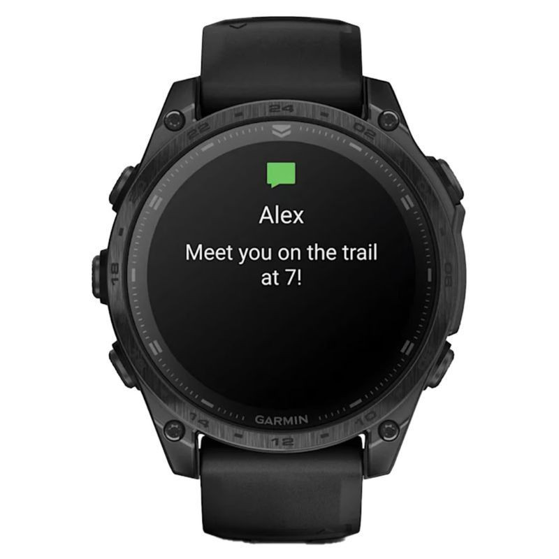 MONTRE CONNECTEE TACTIX 8 STANDARD 51MN SOLAR SILICONE NOIR