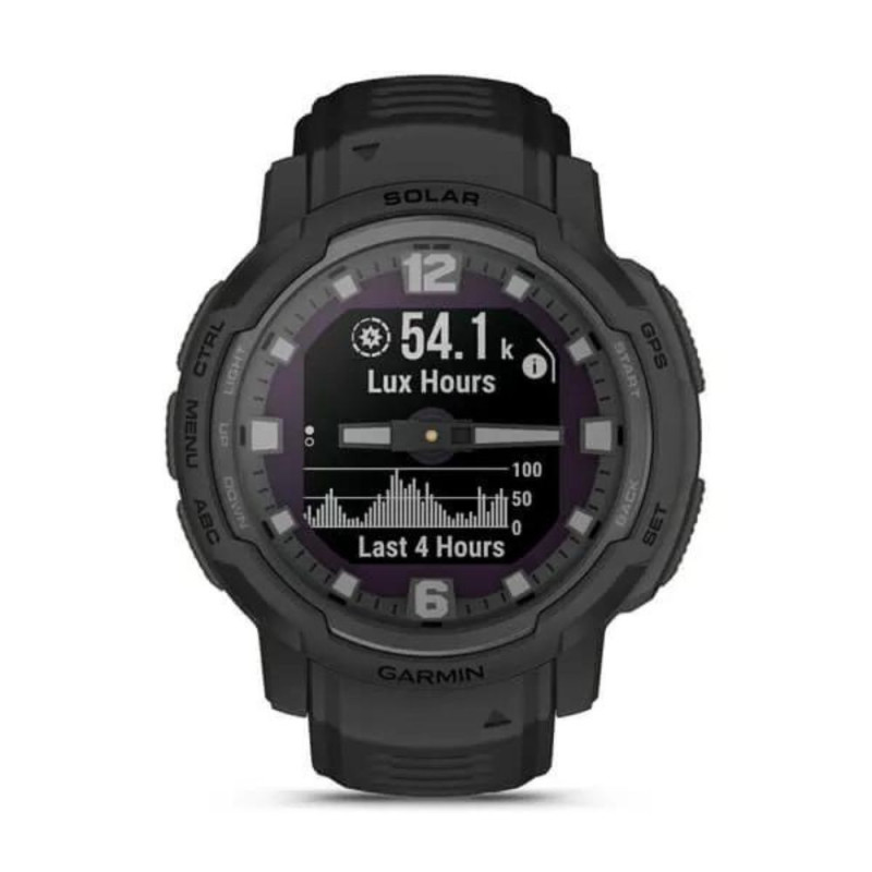 MONTRE CONNECTEE INSTINCT CROSSOVER SOLAIRE TACTICAL SILICONE NOIR