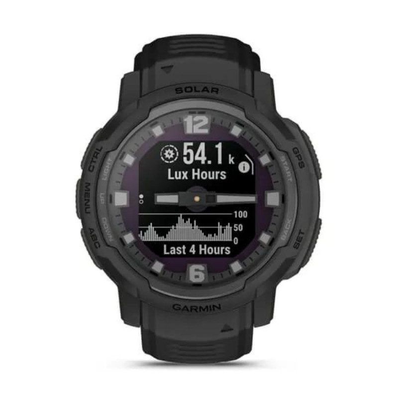 MONTRE CONNECTEE INSTINCT CROSSOVER SOLAIRE TACTICAL SILICONE NOIR