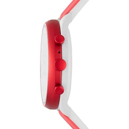 MONTRE CONNECTEE FEMME SPORT SILICONE ROUGE