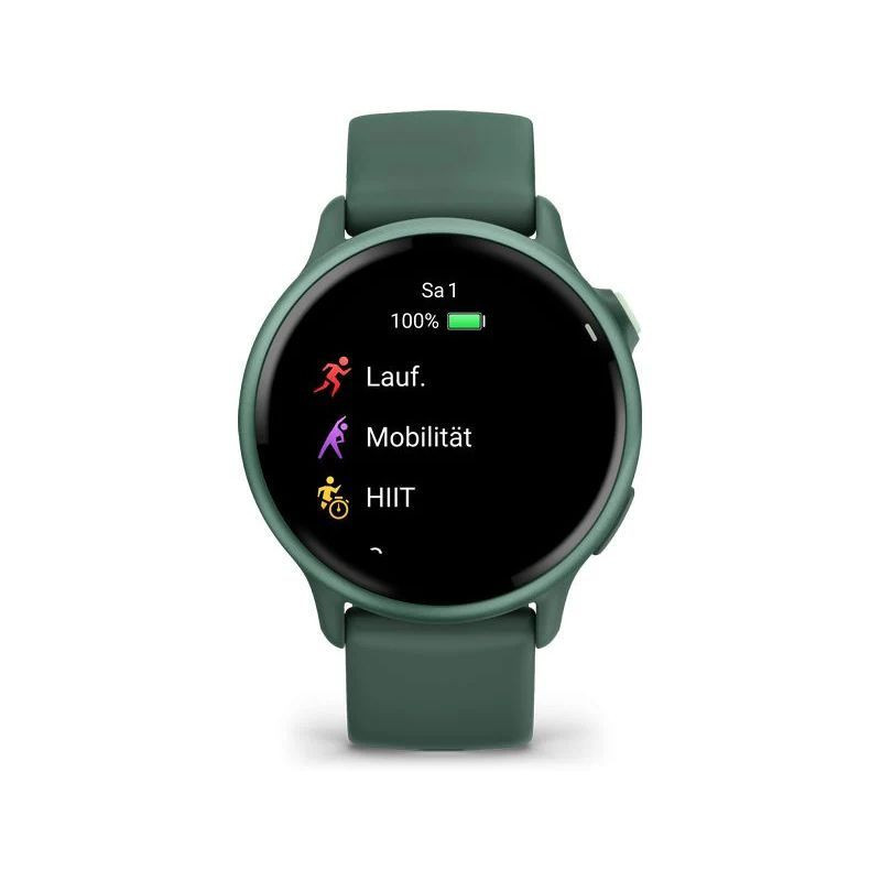 MONTRE CONNECTEE VIVOACTIVE 6 JASPER GREEN ET VERT SAPIN