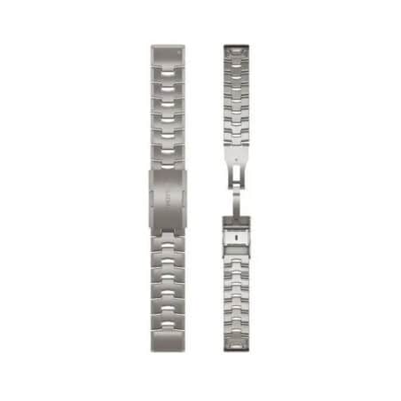 BRACELET DE MONTRE QUICKFIT 22 TITANE ARGENT