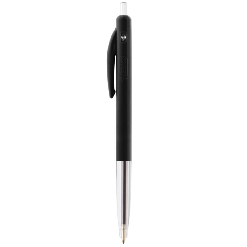 STYLO BILLE BIC RETRACTABLE M10 POINTE MOYENNE NOIR