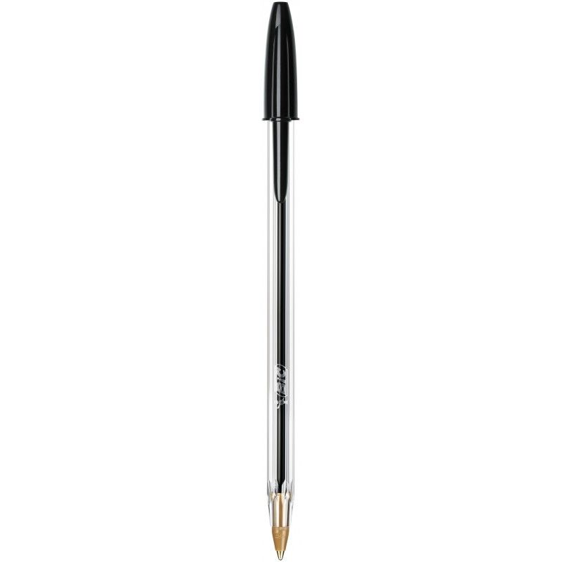 BOITE DE 50 STYLOS BILLE BIC POINTE MOYENNE NOIR