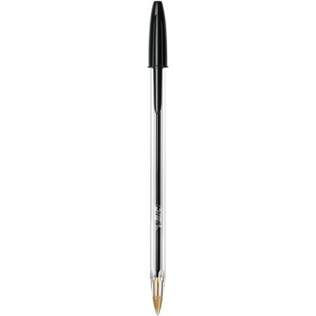BOITE DE 50 STYLOS BILLE BIC POINTE MOYENNE NOIR