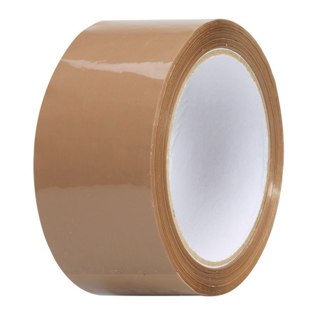 6 ROULEAUX ADHESIFS 48MMx 66M POLYPROPYLENE HAVANE