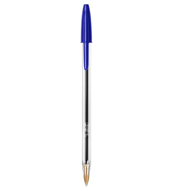 BOITE DE 50 STYLOS BILLE BIC POINTE MOYENNE BLEU
