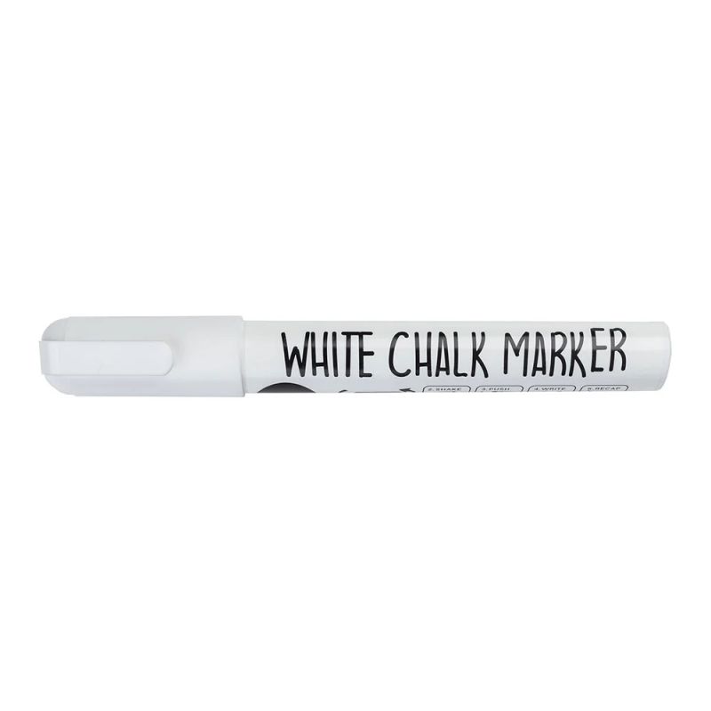 MARQUEUR CRAIE LIQUIDE POINTE 3-5MM BLANC CHALK