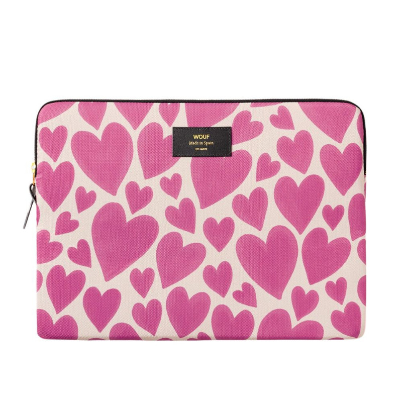 HOUSSE ORDINATEUR PORTABLE 13 ET 14 PINK LOVE