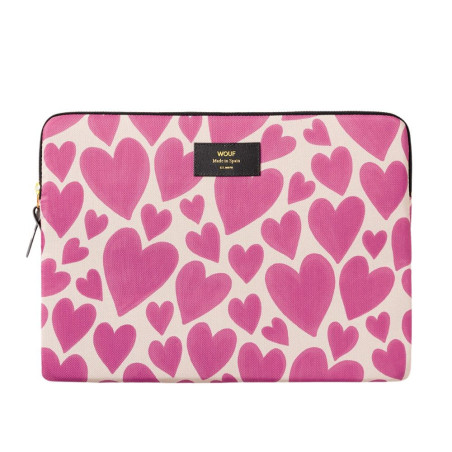 HOUSSE ORDINATEUR PORTABLE 13 ET 14 PINK LOVE