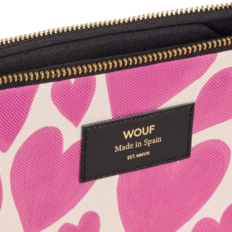 HOUSSE ORDINATEUR PORTABLE 13 ET 14 PINK LOVE