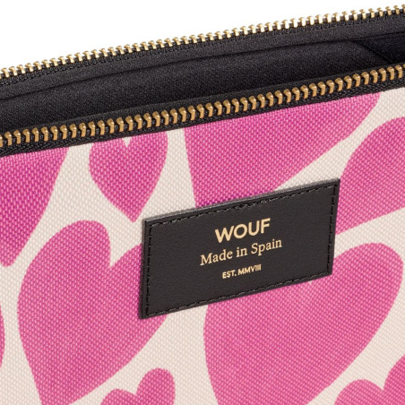 HOUSSE ORDINATEUR PORTABLE 13 ET 14 PINK LOVE