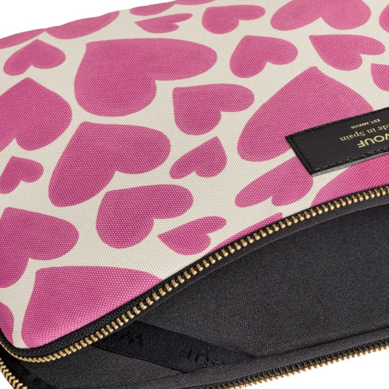 HOUSSE ORDINATEUR PORTABLE 13 ET 14 PINK LOVE