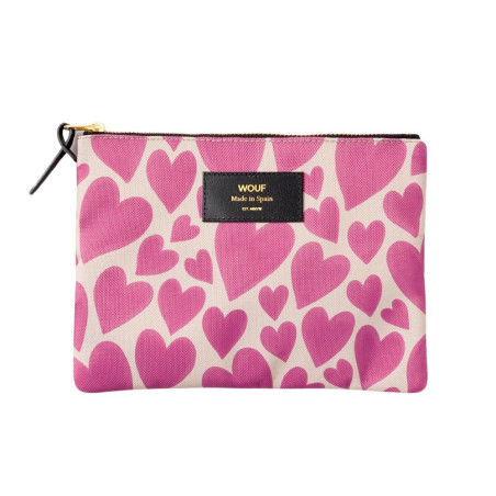 POCHETTE LARGE 21CM PINK LOVE