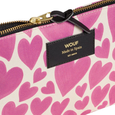 POCHETTE LARGE 21CM PINK LOVE