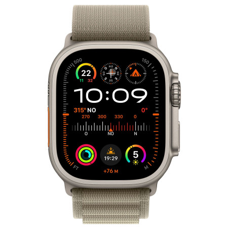 APPLE WATCH ULTRA 2 GPS + CELLULAR 49MM OLIVE ALPINE S LOOP AND TITANIUM