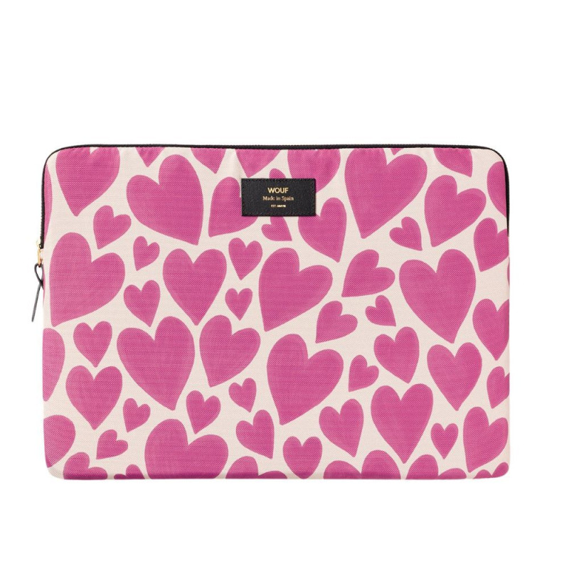 HOUSSE ORDINATEUR PORTABLE 15 & 16 PINK LOVE