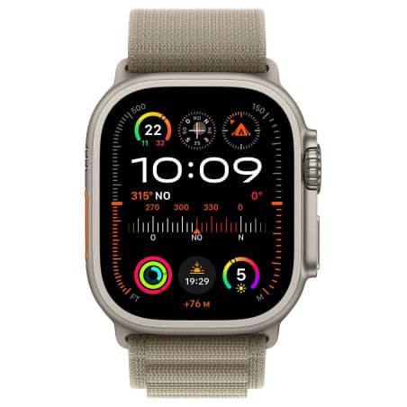 APPLE WATCH ULTRA 2 GPS + CELLULAR 49MM OLIVE ALPINE L LOOP AND TITAN