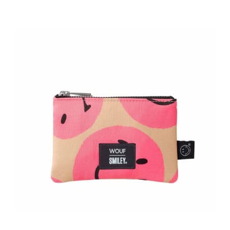 PETITE POCHETTE SMILEY PINK 14CM