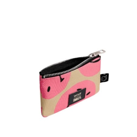 PETITE POCHETTE SMILEY PINK 14CM