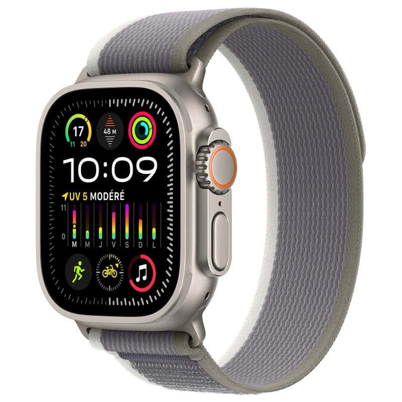 APPLE WATCH ULTRA 2 GPS + CELLULAR GREY TRAIL LOOP S/M 49MM TITANIUM