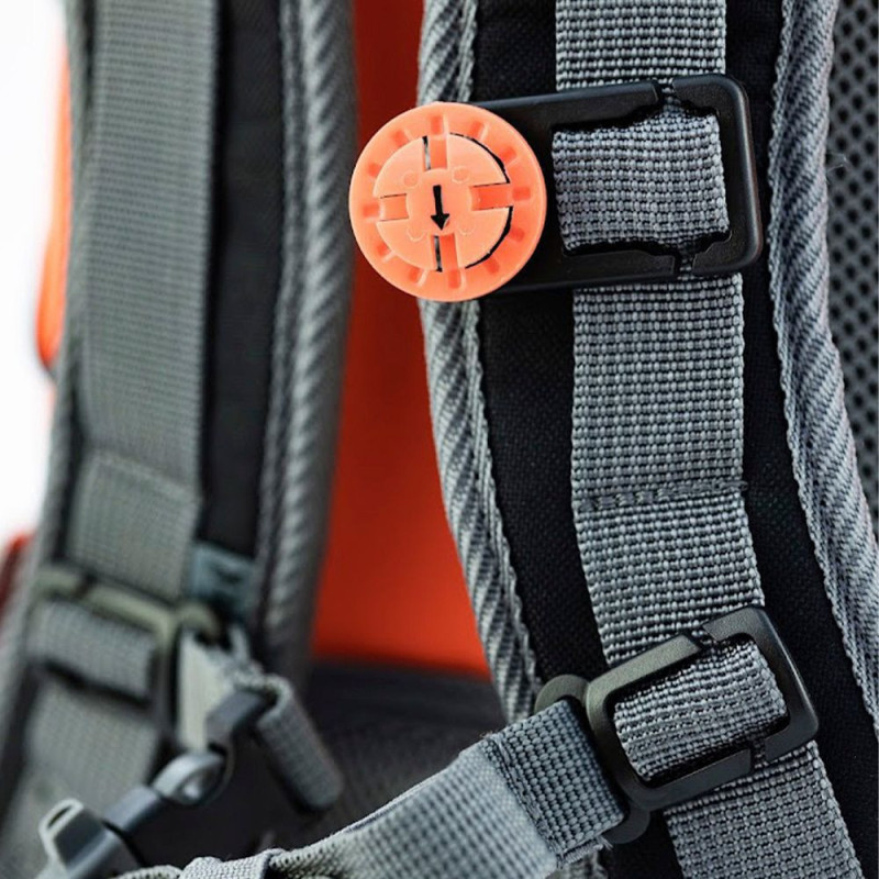 SAC A DOS ETANCHE POCHE A EAU TRITON 25 L ORANGE