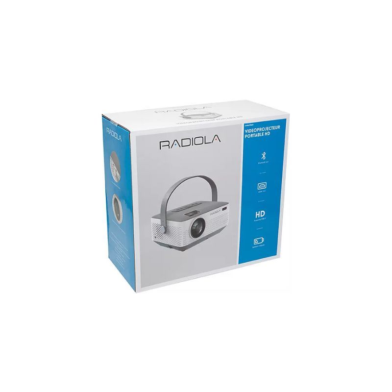 VIDEOPROJECTEUR HD BATTERIE BLANC