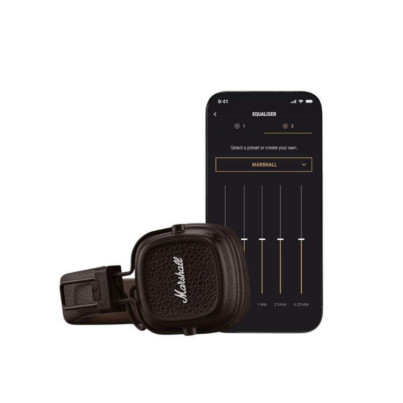 CASQUE BLUETOOTH MAJOR V MARRON