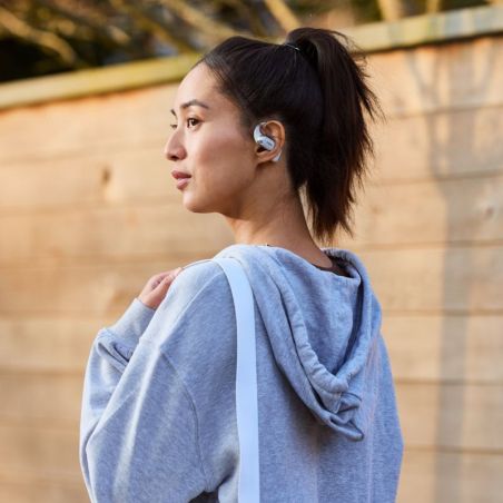 OPENFIT 2 PLUS SILVER BONE CONDUCTION EARPHONES