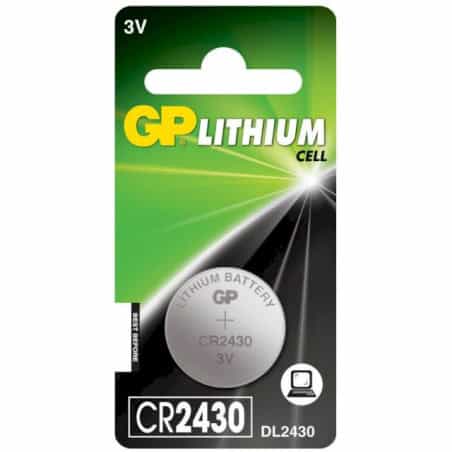 GP BUTTON BATTERY CR2430/3V