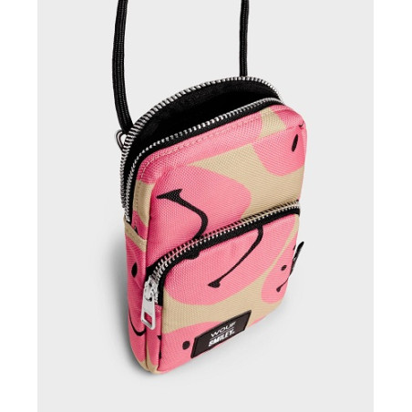 SMILEY PINK PHONE SHOULDER CASE