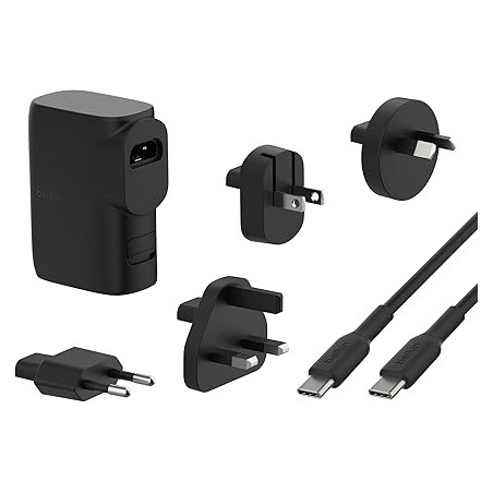 POWER BANK/AC ADAPTER 500MAH 25W USB USB-C BLACK