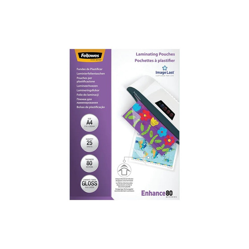 PACK DE 25 POCHETTES IMAGELAST A4 80 MICRONS