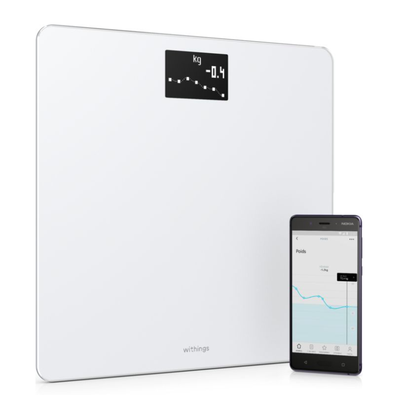 BODY BMI WHITE CONNECTED SCALE