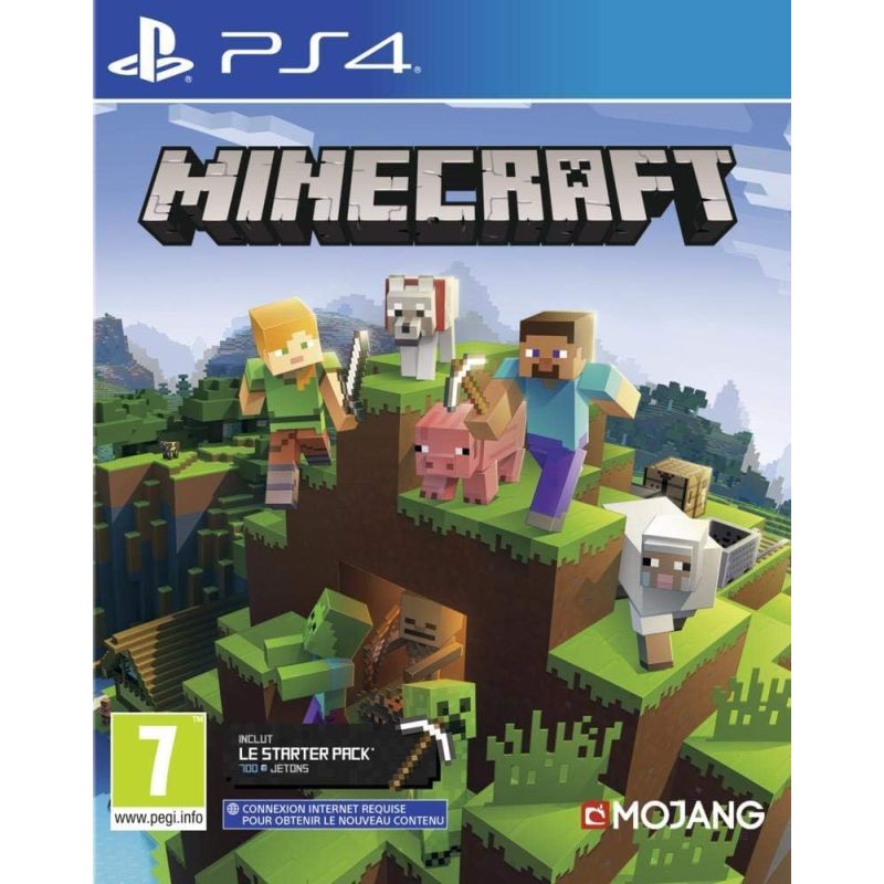 JEU PS4 MINECRAFT STARTER COLL REFRESH