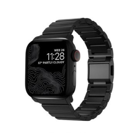 BRACELET POUR APPLE WATCH ULTRA ET ULTRA2 TITANIUM NOIR