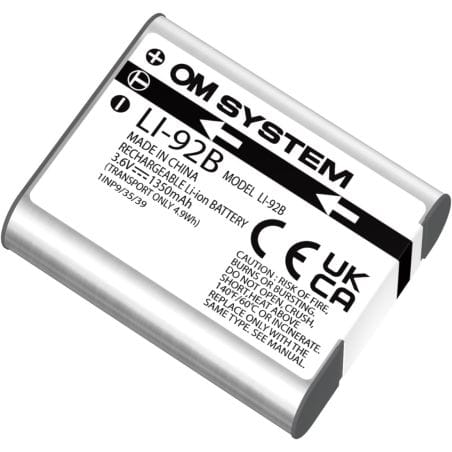 BATTERIE OLYMPUS LI-92B POUR TG-6 ET TG-7
