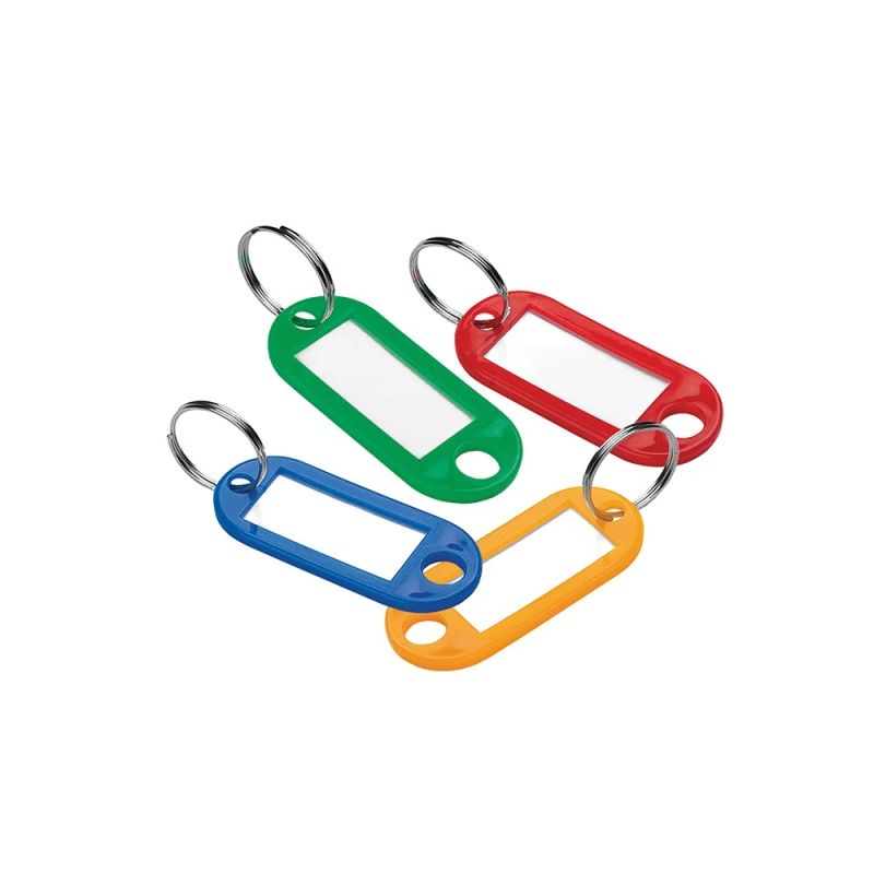 PORTE-CLES SOUPLES A ETIQUETTE X12