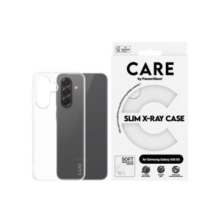 COQUE SOUPLE X-RAY POUR GALAXY A56 5G CARE TRANSPARENT