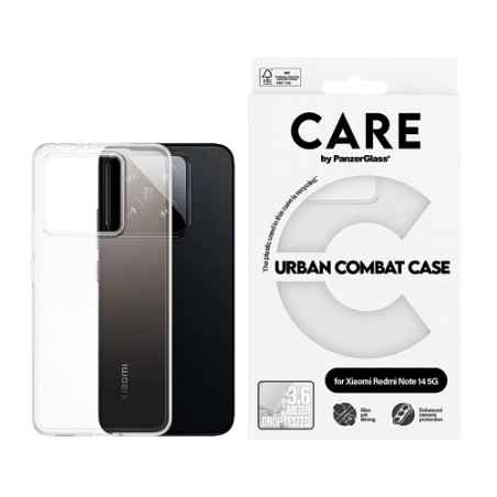 COQUE URBAN COMBAT MAGSAFE REDMI NOTE 14 5G TRANSPARENT